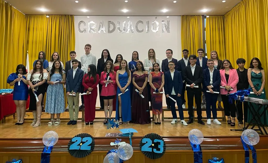 Alumnado de 4º de ESO en el acto de graduación del curso 2022-2023